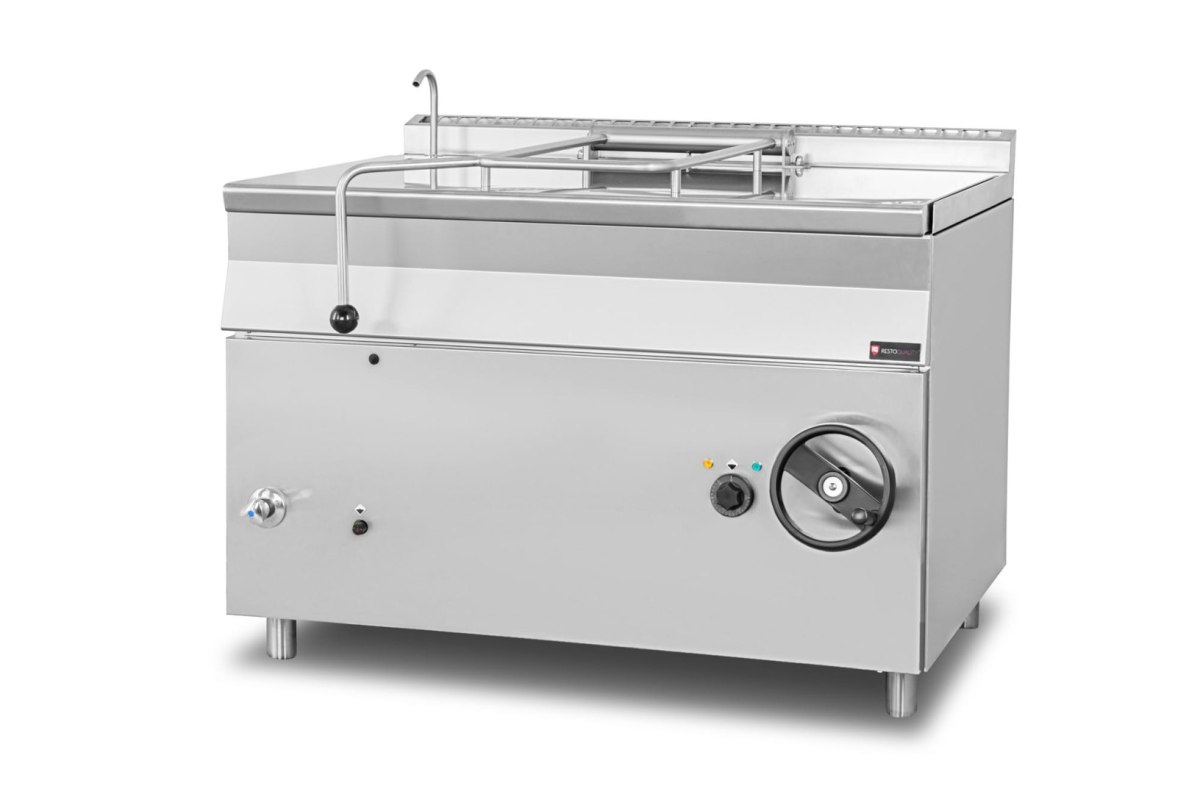 Patelnia uchylna elektryczna stal nierdzewna 120 l 400V Resto Quality RQBS125.912E
